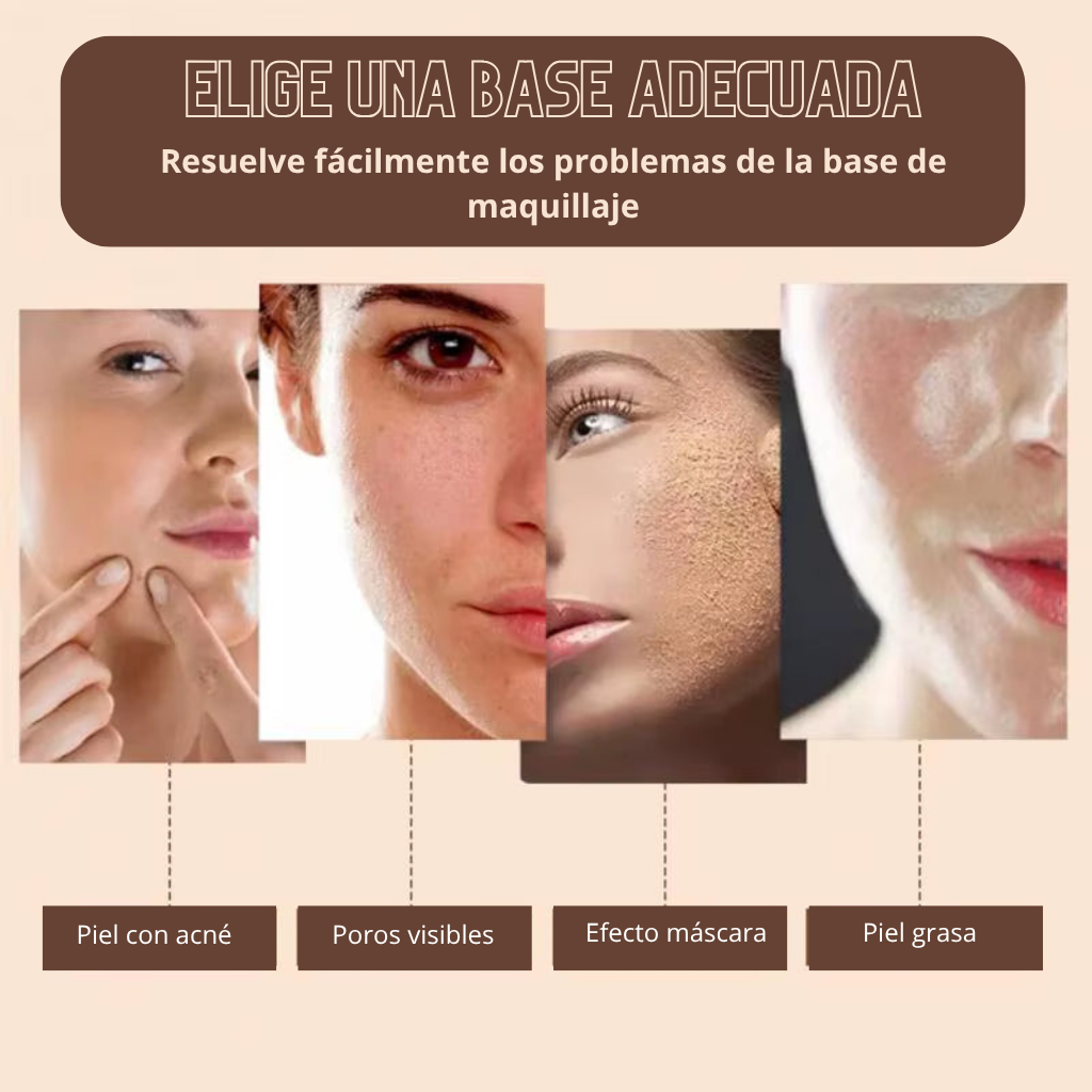 Crema CC en formato cushion con aplicador en forma de seta